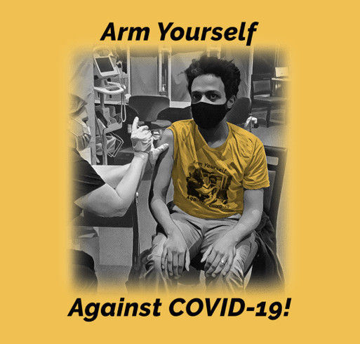 VACCINception: Arm Yourself Against COVID-19! shirt design - zoomed