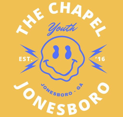 The Chapel Youth shirt design - zoomed
