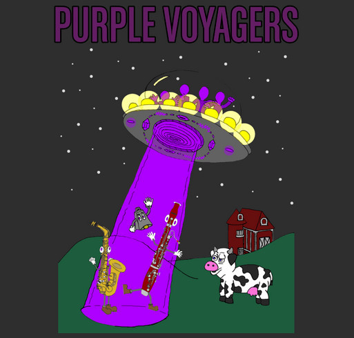 Purple Voyagers: Senior Send Off 2022 shirt design - zoomed
