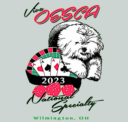 OESCA 2023 National Specialty - Logo Wear shirt design - zoomed