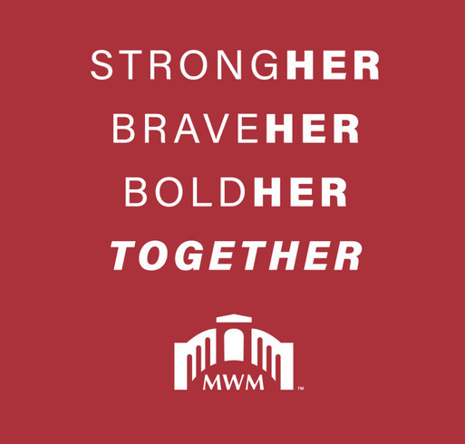 Stronger Together with the Military Women's Memorial shirt design - zoomed