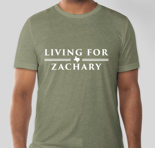 Living for Zachary's Heart Strong Summer Fundraiser - unisex shirt design - front