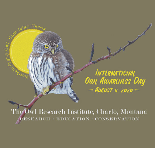 International Owl Awareness Day 2020 shirt design - zoomed
