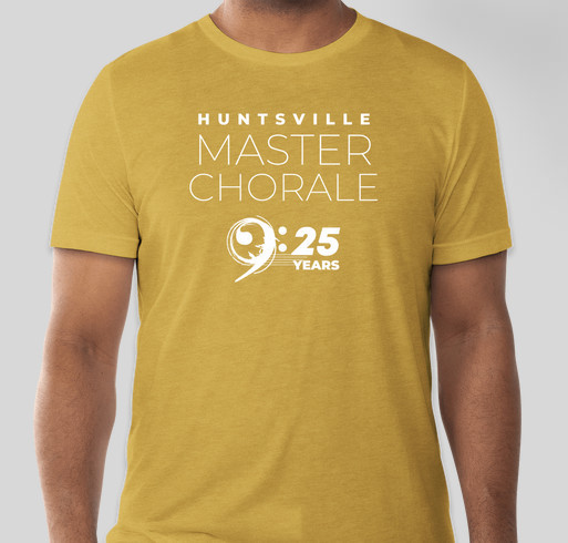 Huntsville Master Chorale Fundraiser - unisex shirt design - front