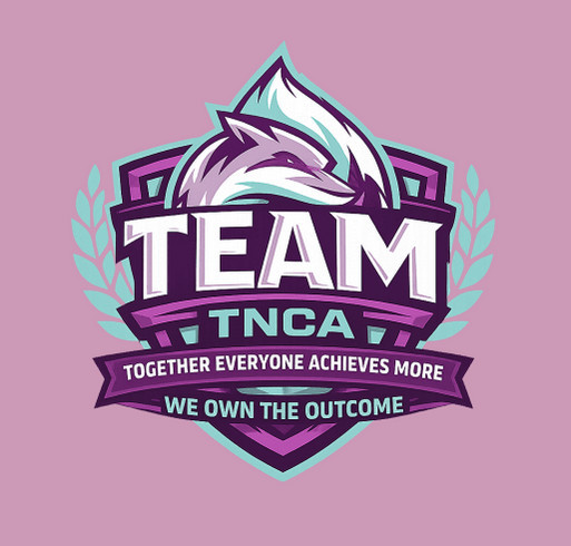SY26/27 - TNCA Staff Shirt - Additional Order Fundraiser shirt design - zoomed
