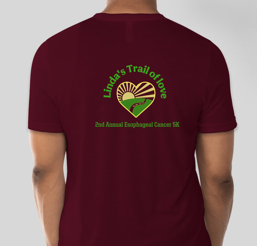 Linda's Trail of Love 2023 Fundraiser - unisex shirt design - back