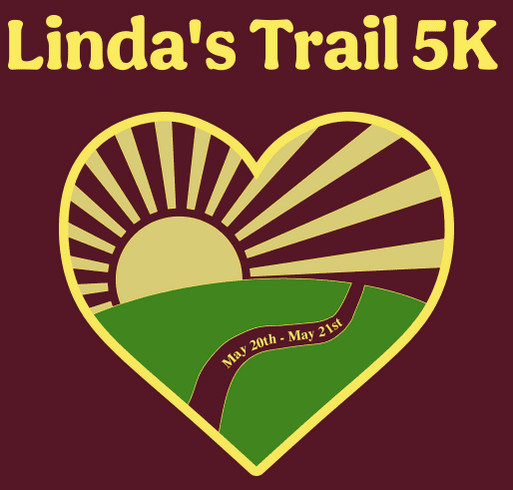 Linda's Trail of Love 2023 shirt design - zoomed