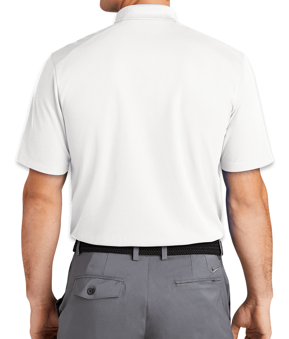 Hilo GoldStorm Nike Polo - White Fundraiser - unisex shirt design - back