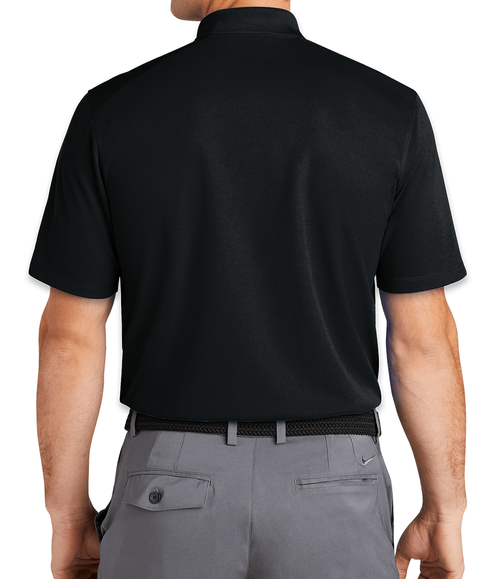 Hilo GoldStorm Nike Polo - Black Fundraiser - unisex shirt design - back