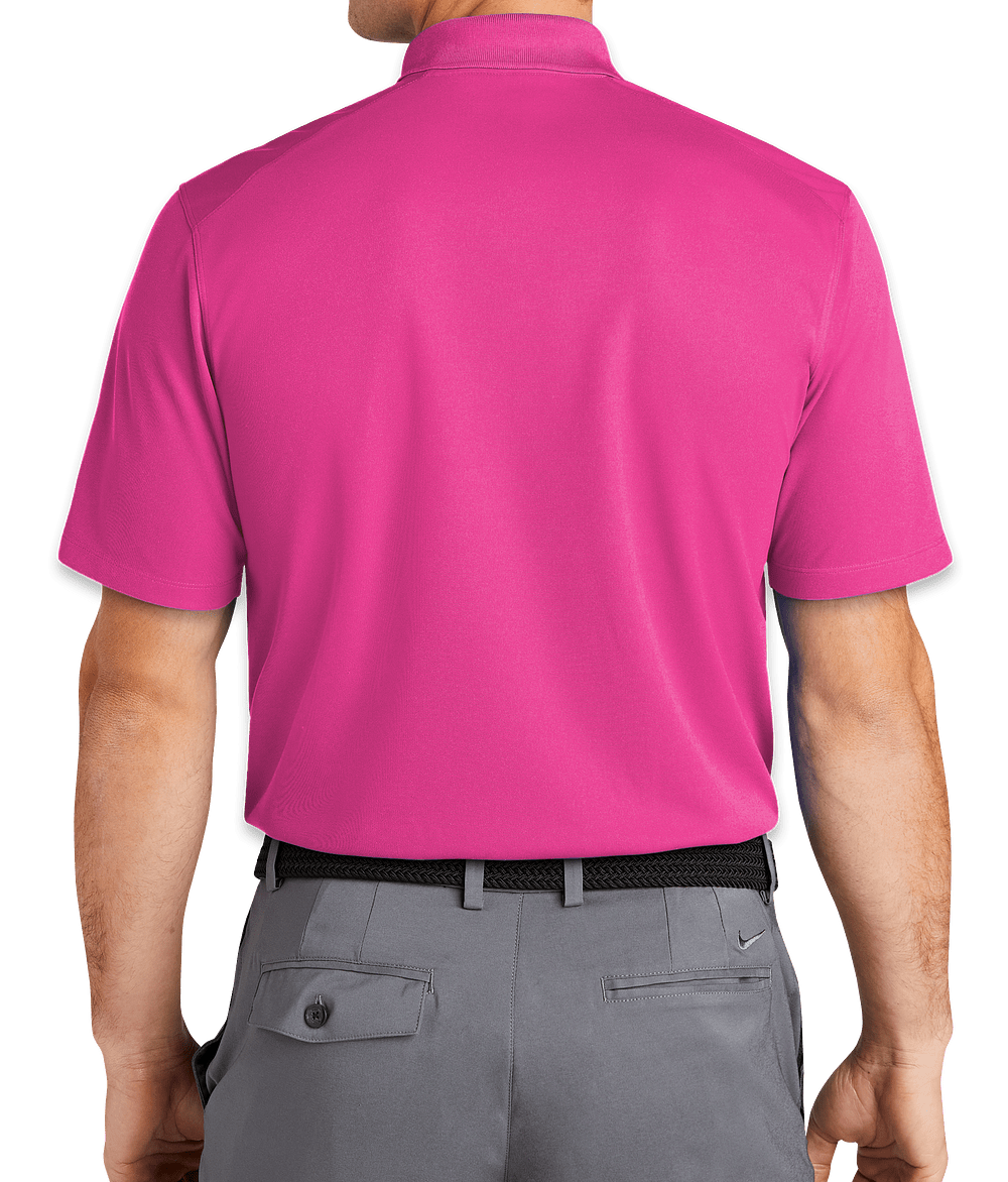 Hilo GoldStorm Nike Polo - Vivid pink Fundraiser - unisex shirt design - back