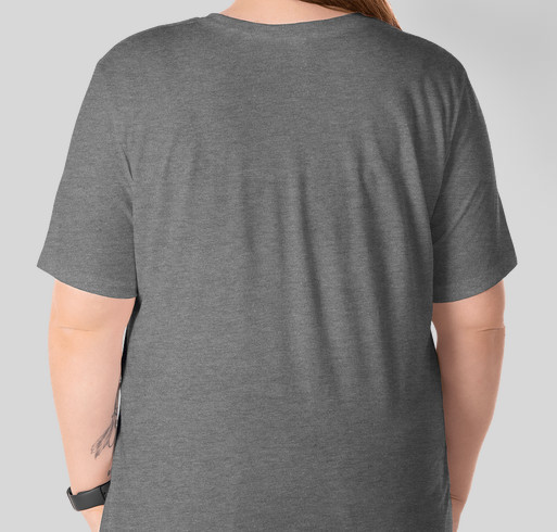 Zoomed Out Fundraiser - unisex shirt design - back