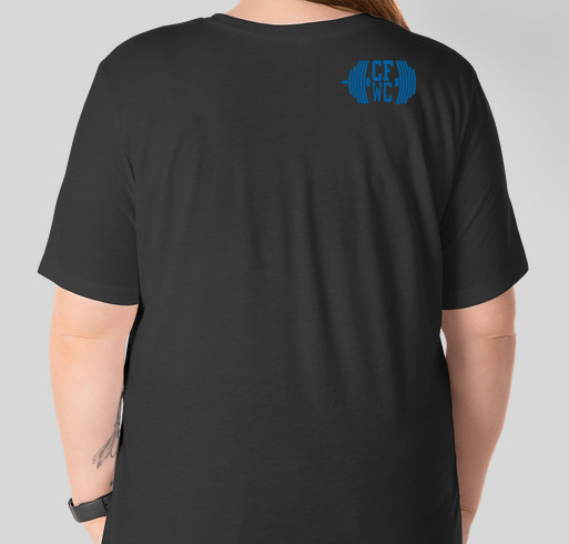 women's CFWC tshirt Fundraiser - unisex shirt design - back