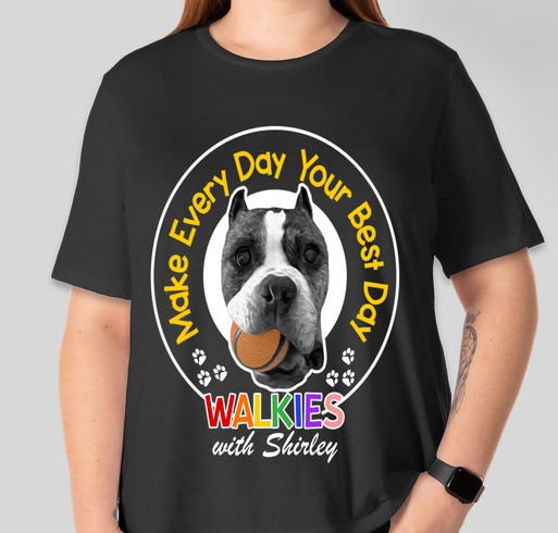 Walkies with Shirley Gear Fundraiser - unisex shirt design - front