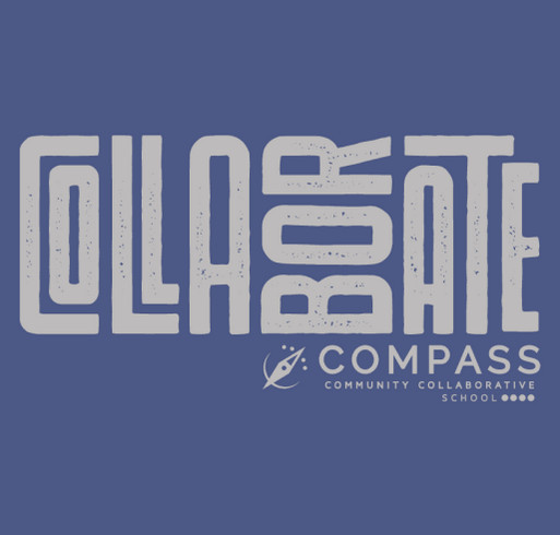 Compass Core Competency COLLABORATE T-Shirt shirt design - zoomed