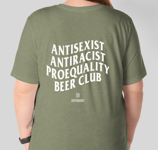 Proequality Beer Club Fundraiser - unisex shirt design - back