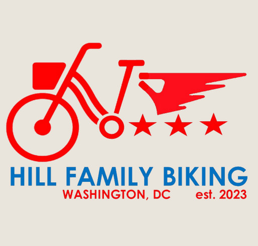Hill Family Biking x Maury PTA for Permanent Crosswalk Art shirt design - zoomed