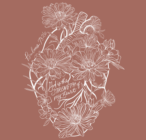 Heart Transplant/Medical Expenses Fundraiser for Katie Russell shirt design - zoomed