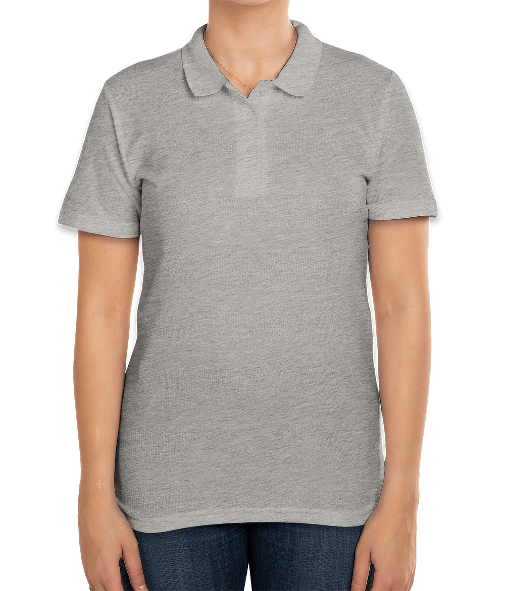 Gildan Women's Softstyle Pique Polo - Printed