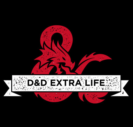 D&D Extra Life d20 Hoodies shirt design - zoomed