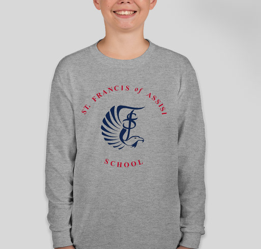 St. Francis of Assisi School CAMPAIGN #1 Fundraiser - unisex shirt design - front