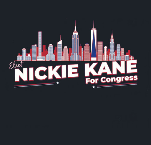 Nickie Kane for Congress shirt design - zoomed