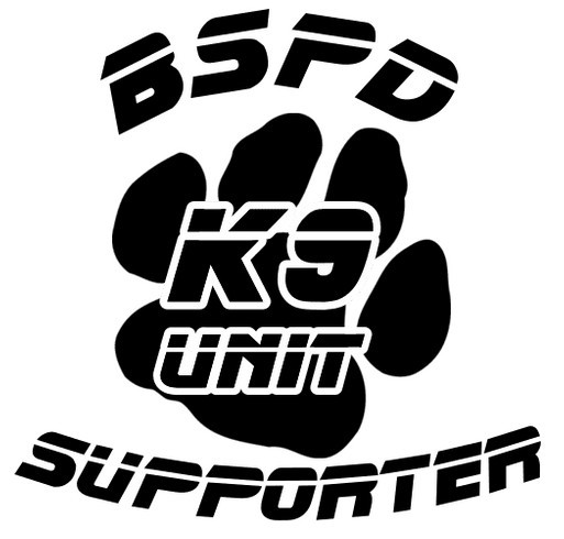 Bonner Springs K-9 Unit Fundraiser shirt design - zoomed