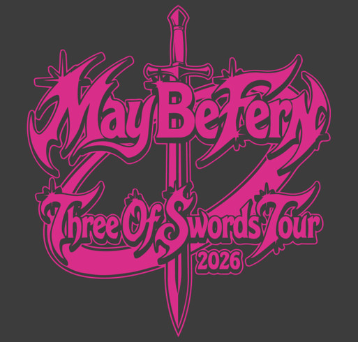 May Be Fern's Three Of Swords Tour T-Shirts! shirt design - zoomed