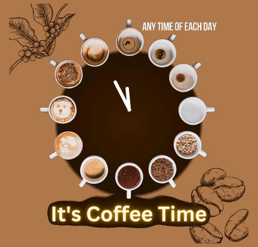 Early Riser - Coffee Time shirt design - zoomed