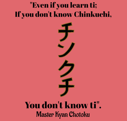 Fundraiser for Michie & Sensei Advincula shirt design - zoomed