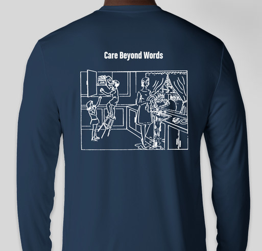 Care Beyond Words Reprint!!! Fundraiser - unisex shirt design - back