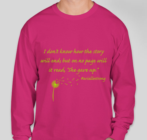 Arielle Strong Fundraiser - unisex shirt design - front