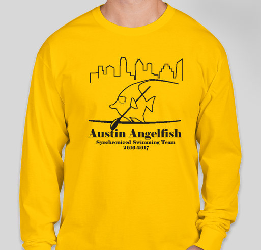 Austin Angelfish Sponsor T-Shirts Fundraiser - unisex shirt design - front
