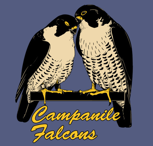 Campanile Falcons Winter Fundraiser 2022 Design shirt design - zoomed