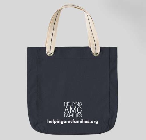 Helping AMC Families - LOGO BAGS! Fundraiser - unisex shirt design - back