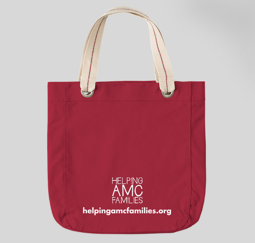Helping AMC Families - LOGO BAGS! Fundraiser - unisex shirt design - back