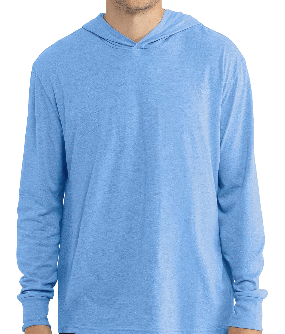 Next Level Jersey Blend Hooded Long Sleeve T-shirt