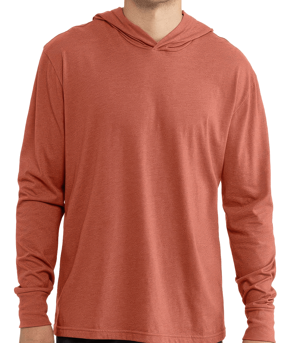 Next Level Jersey Blend Hooded Long Sleeve T-shirt