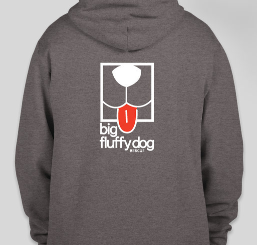 Big Fluffy Dog Sweatshirts Fundraiser - unisex shirt design - back