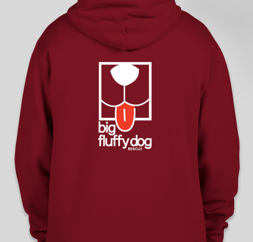 Big Fluffy Dog Sweatshirts Fundraiser - unisex shirt design - back