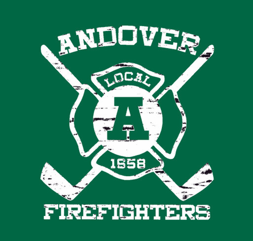 2nd Annual Andover Fire vs Andover Police Charity Hockey Game shirt design - zoomed