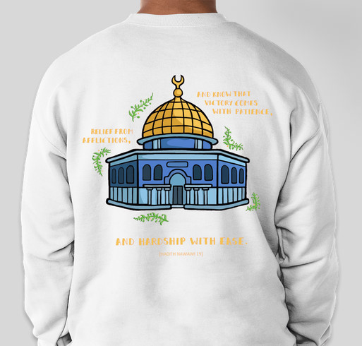 Palestine Sweatshirt Fundraiser Fundraiser - unisex shirt design - back