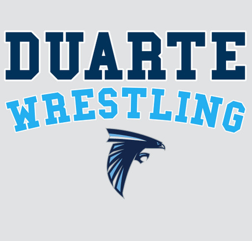 Duarte Wrestling shirt design - zoomed