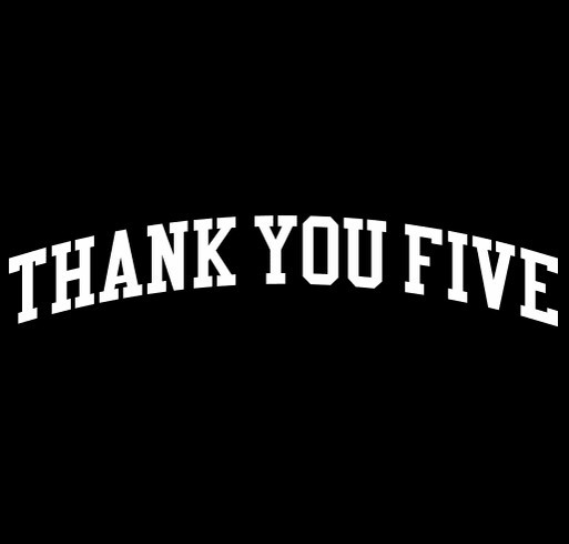 Thank You Five! The Sound of Showtime shirt design - zoomed
