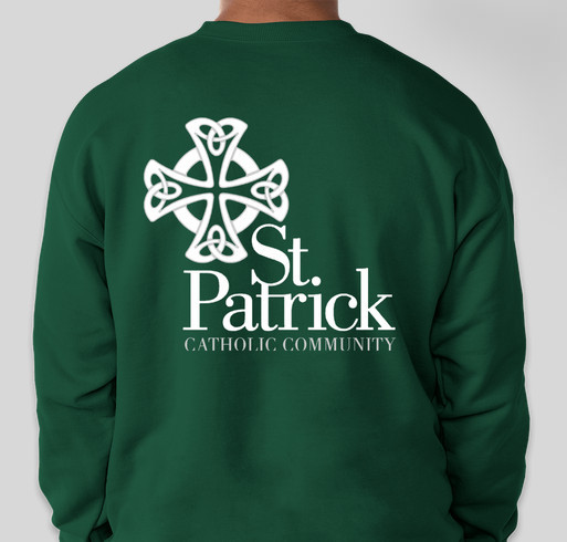 Celebrate St. Patrick's Catholic Community's 80th Anniversary! Fundraiser - unisex shirt design - back