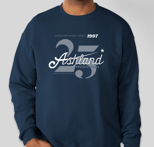 Ashland Productions - 25th Anniversary Season Fundraiser - unisex shirt design - front