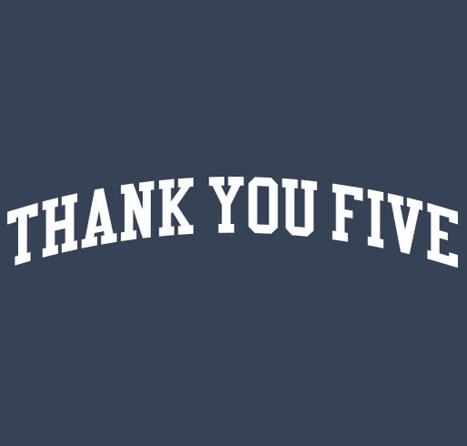 Thank You Five! The Sound of Showtime shirt design - zoomed