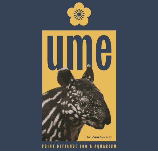 Celebrating Ume shirt design - zoomed