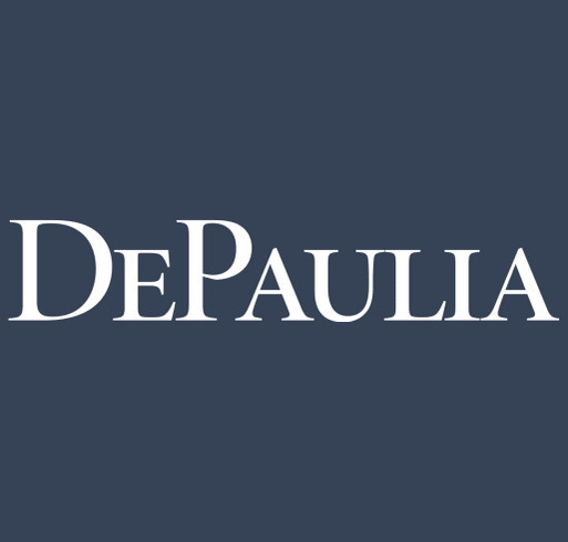 The DePaulia's fall merch fundraiser shirt design - zoomed