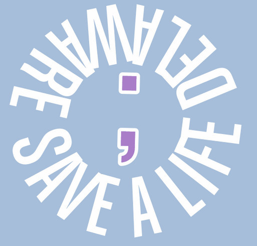 Save A Life Delaware t-shirt and hoodie fundraiser shirt design - zoomed