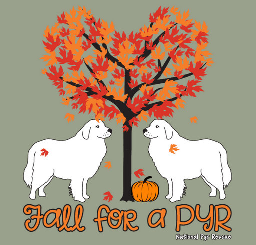 NGPR Fall For A Pyr Fundraiser!! shirt design - zoomed